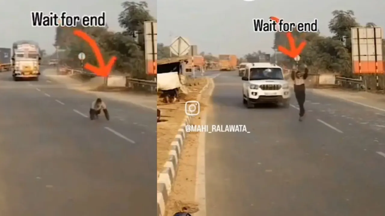 Viral reel accident