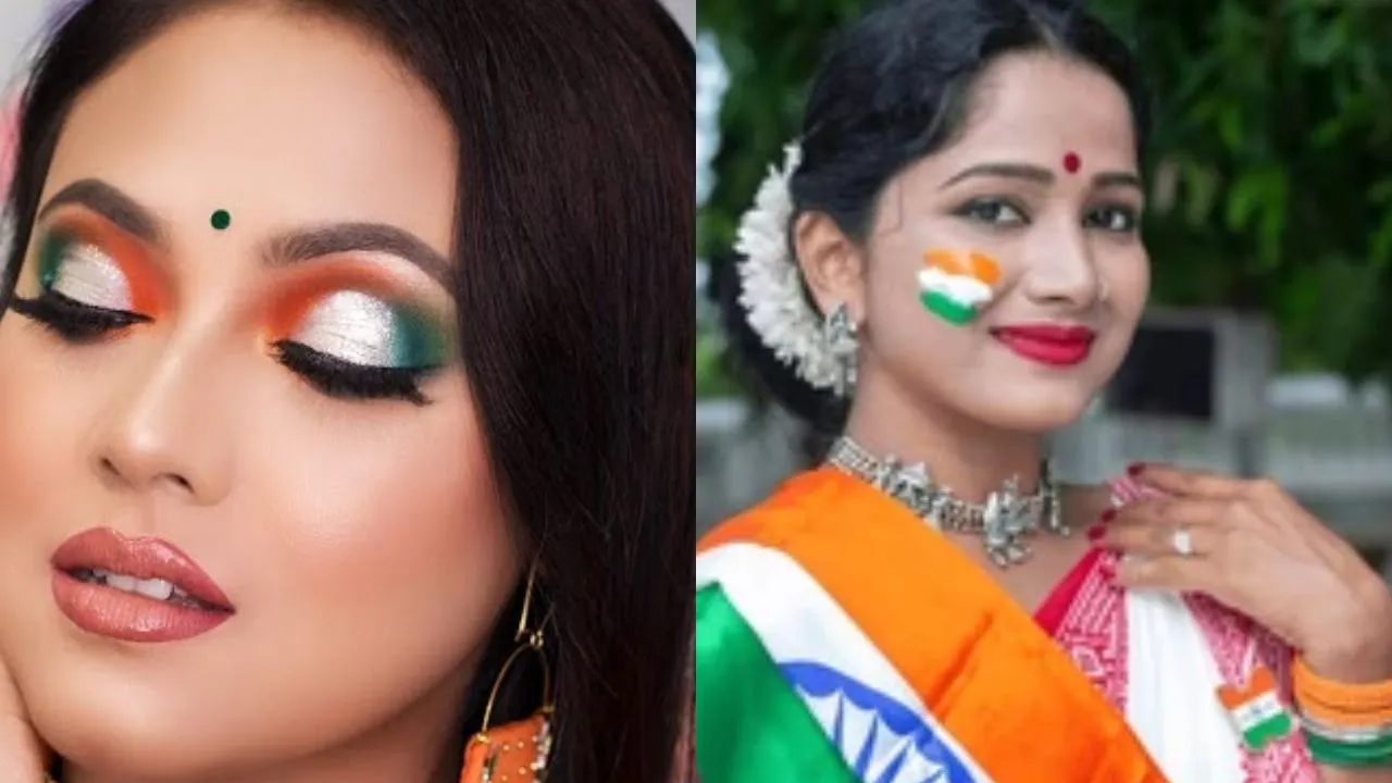 Tricolor Makeup