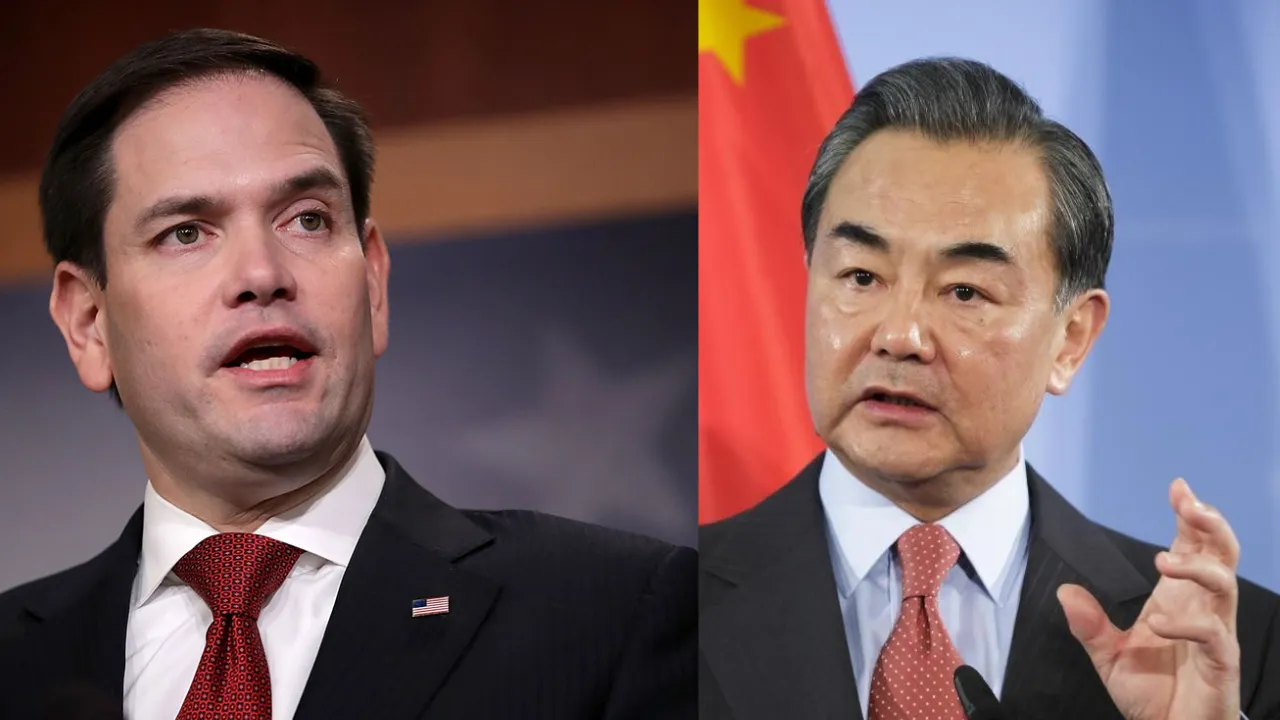 Chinese FM Wang Yi warns US FM Marco Rubio