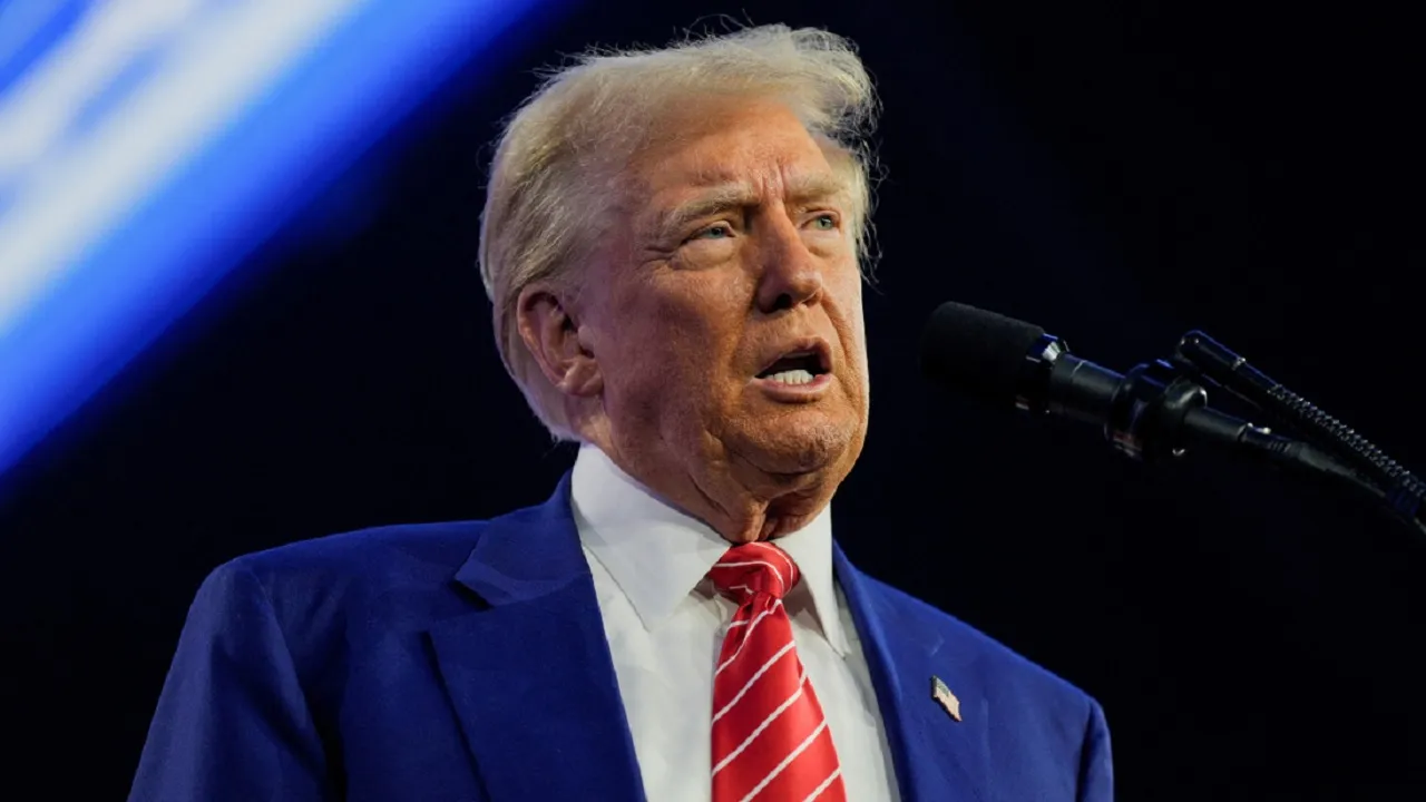 US President Donald Trump 25 January