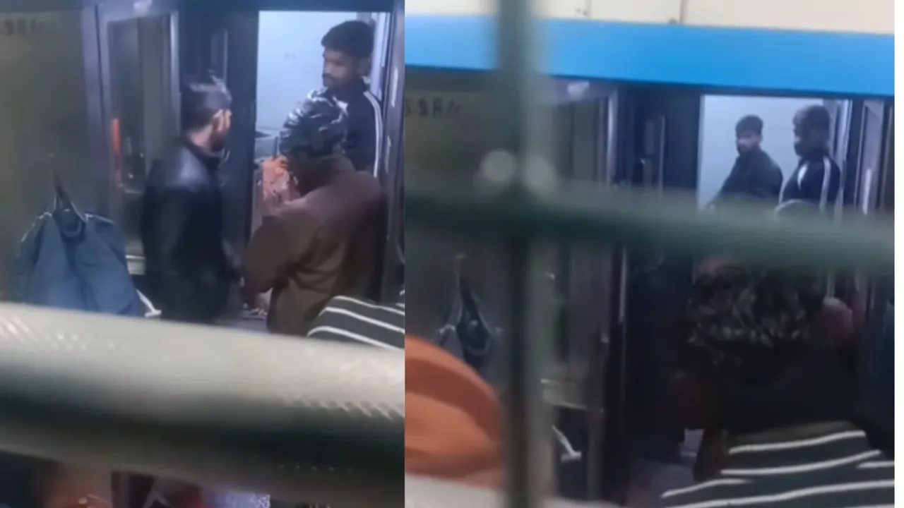 Viral train Couple video 