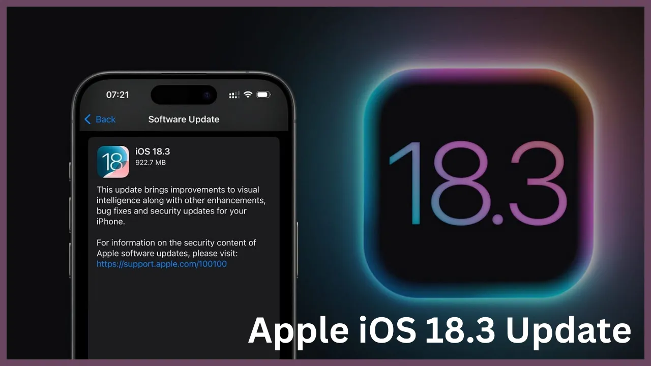 Apple iOS 18.3 Update
