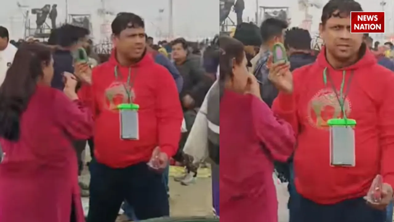 Mahakumbh viral couple video