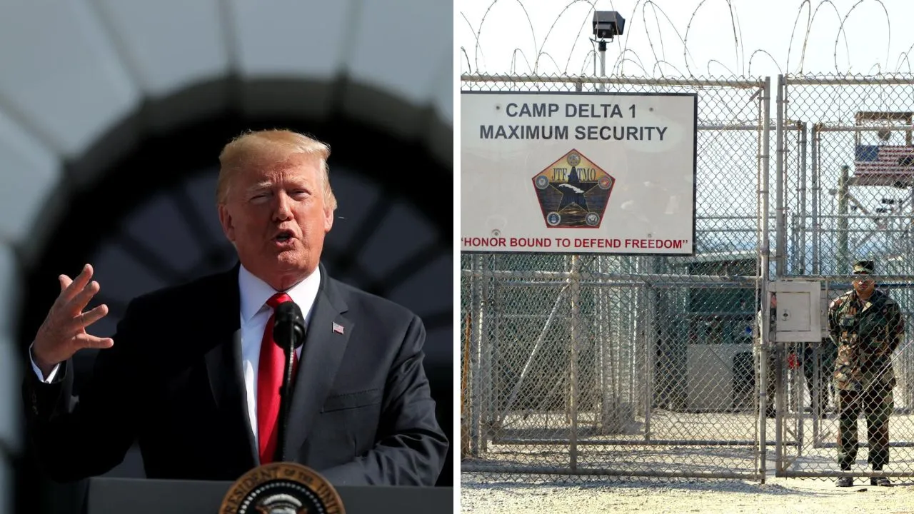 Donald Trump and gwantnamo jail