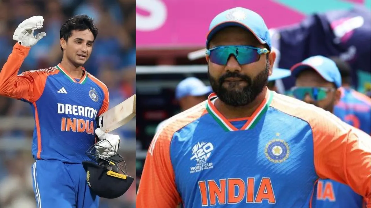 Abhishek Sharma reaction on Rohit Sharma after breaking his most sixes record in a T20I  