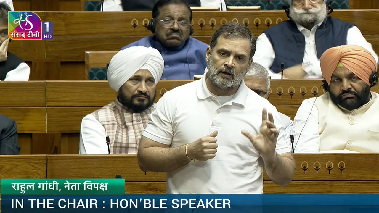 rahul gandhi in lok sabha