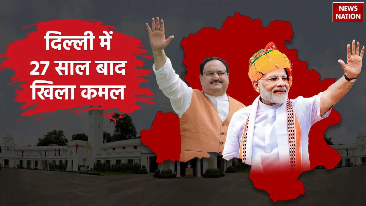Political Leaders reacts on Delhi Election BJP Victory amit shah smriti Irani