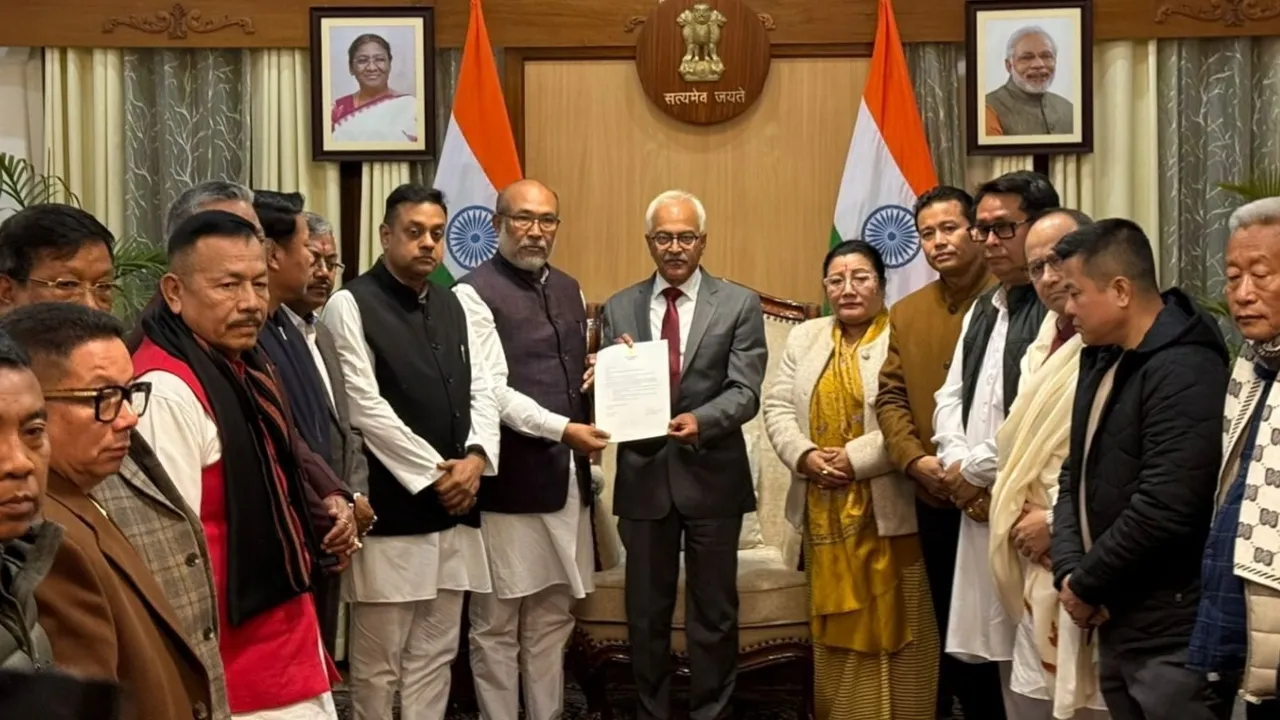 Manipur CM n Biren singh resigns after meeting with amit shah