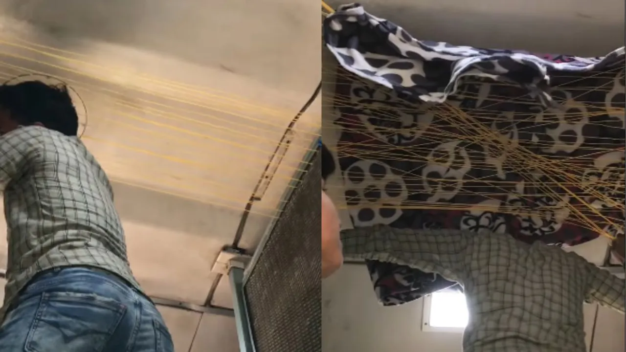 viral train bed video social media