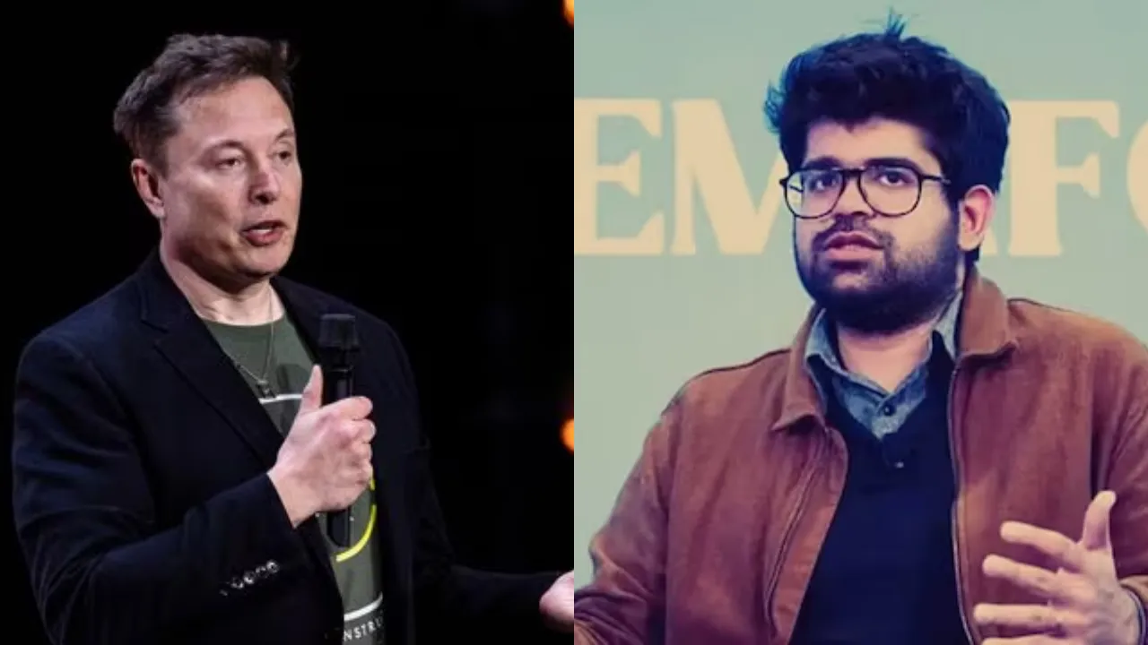 Elon Musk and Arvind Srinivas