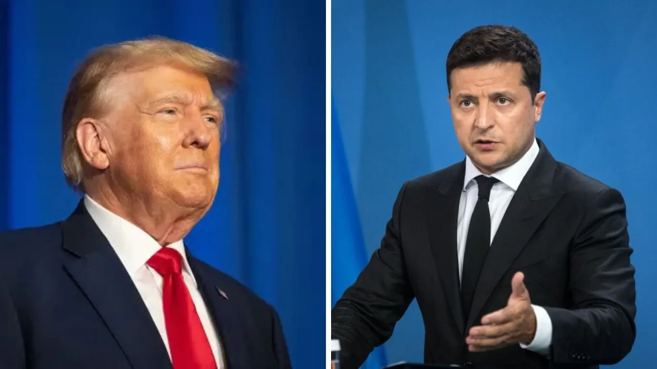 Donald Trump and volodymyr zelenskyy