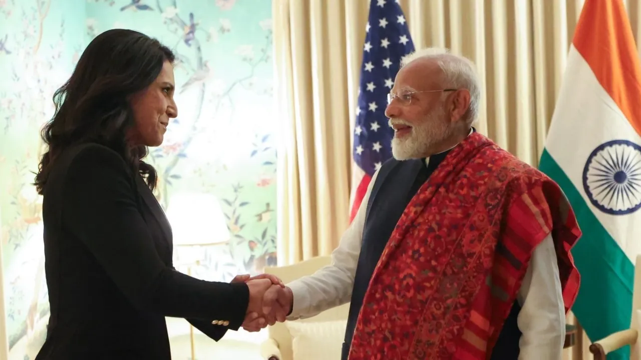 Tulsi Gabbard appoints as National Intelligence Chief PM Modi meets