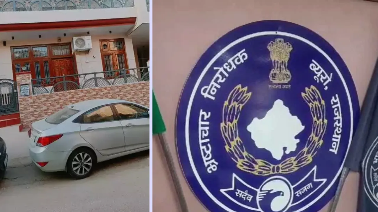 ACB raids against PWD Engineer seizes 17 plot of crore and 50 Lakh cash in Rajasthan