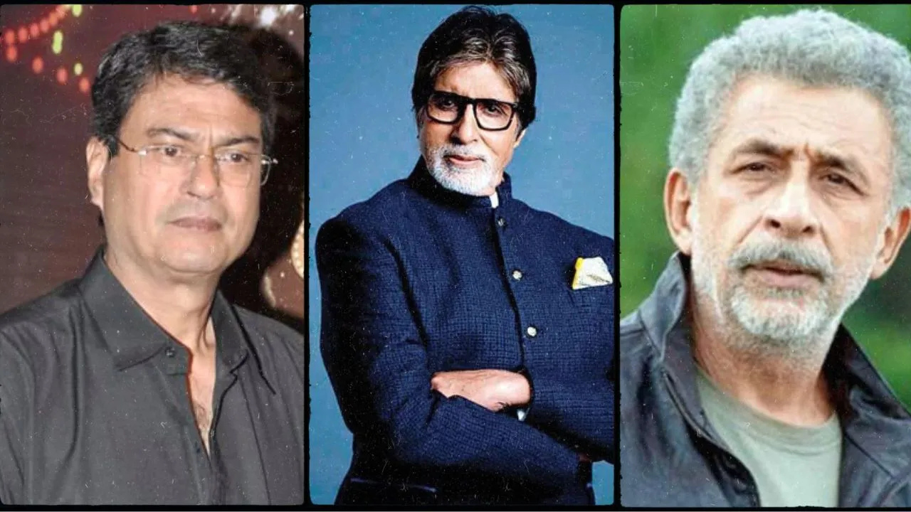 kanwaljit singh, naseeruddin shah, amitabh bachchan image