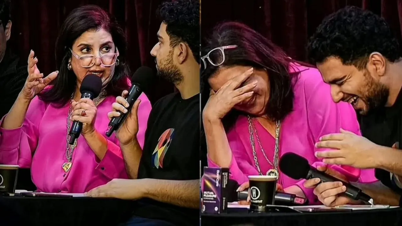 samay raina and farah khan image