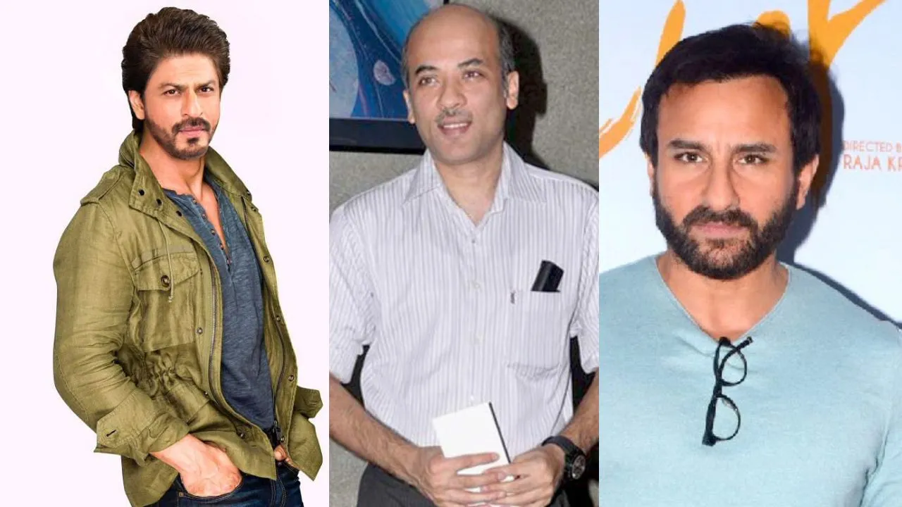 shah rukh khan, saif ali khan and director 