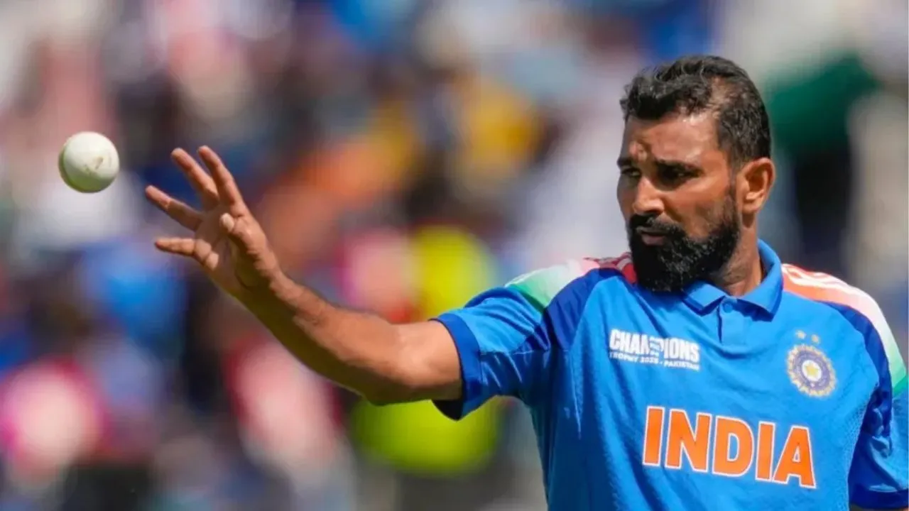 mohammed shami unwanted record with 11-ball over in ind vs pak Champions Trophy 2025