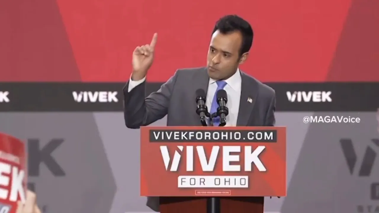 Vivek Ramaswamy declared his candidacy as Ohio governor Donald trump supports