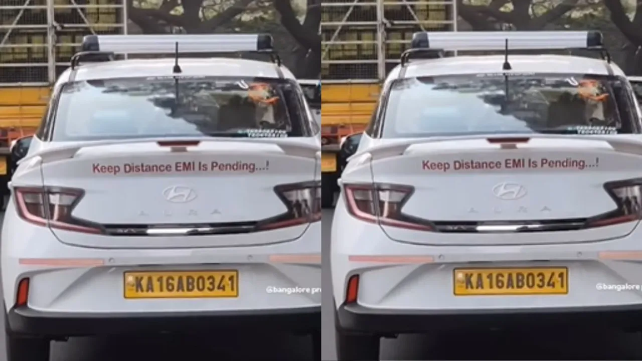 emi pain on car viral video