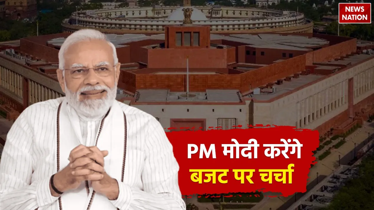 PM Modi Images on Budget