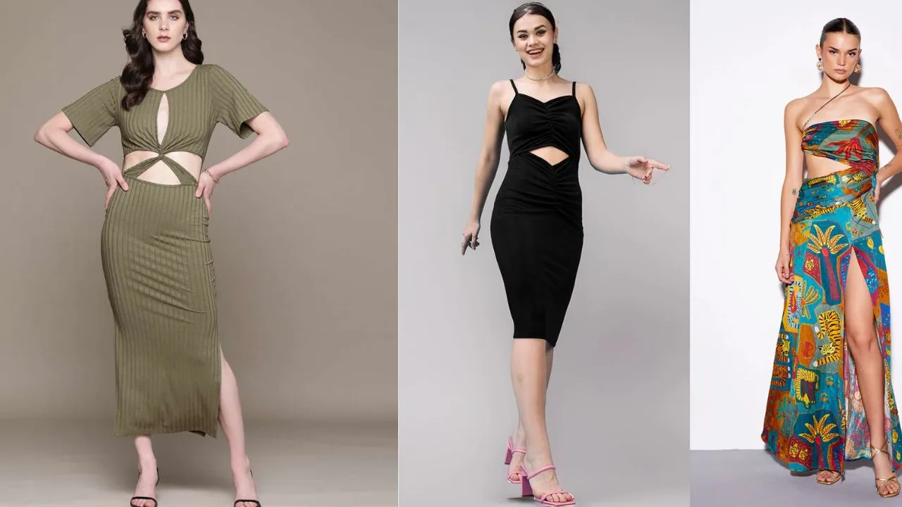 Women's Day cut out dress