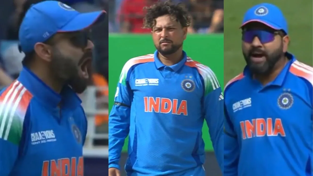 Rohit Sharma and Virat Kohli got angry at Kuldeep Yadav during IND vs AUS watch video   