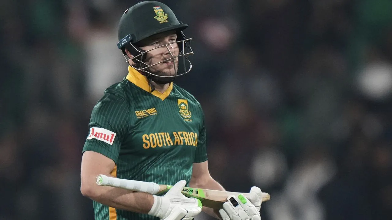 David Miller hits fastest century of Champions trophy history during SA vs NZ  