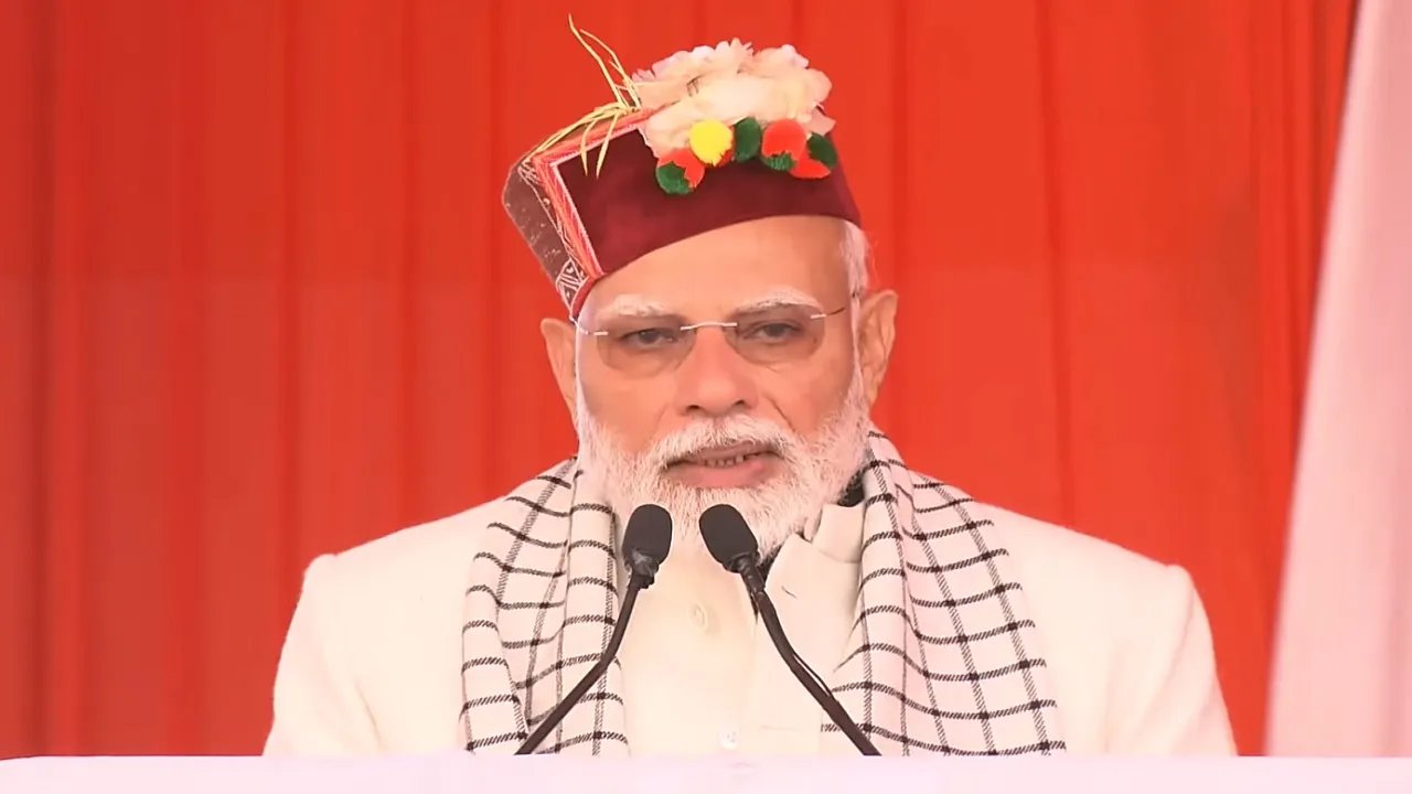 pm modi rally in Harsil