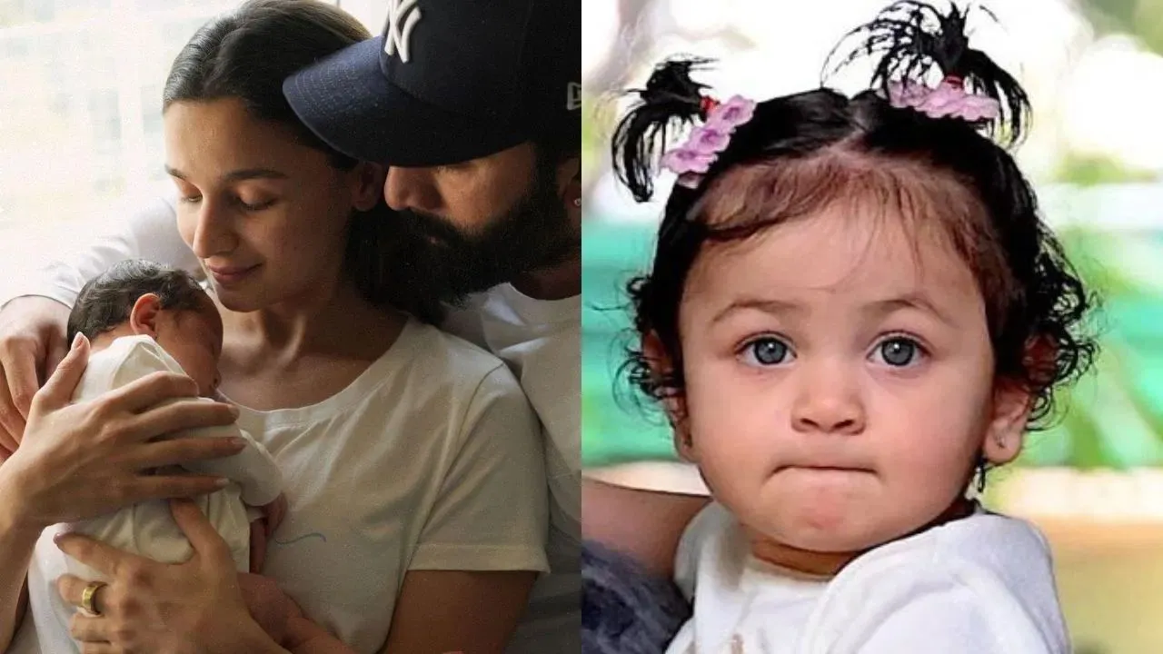 Alia Bhatt with Daughter Raha and husband ranbir