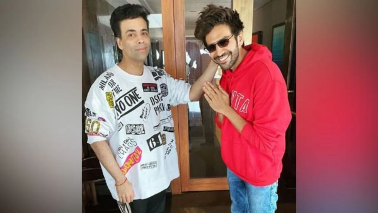 Karan Johar and Kartik Aaryan Image 2025 (1)