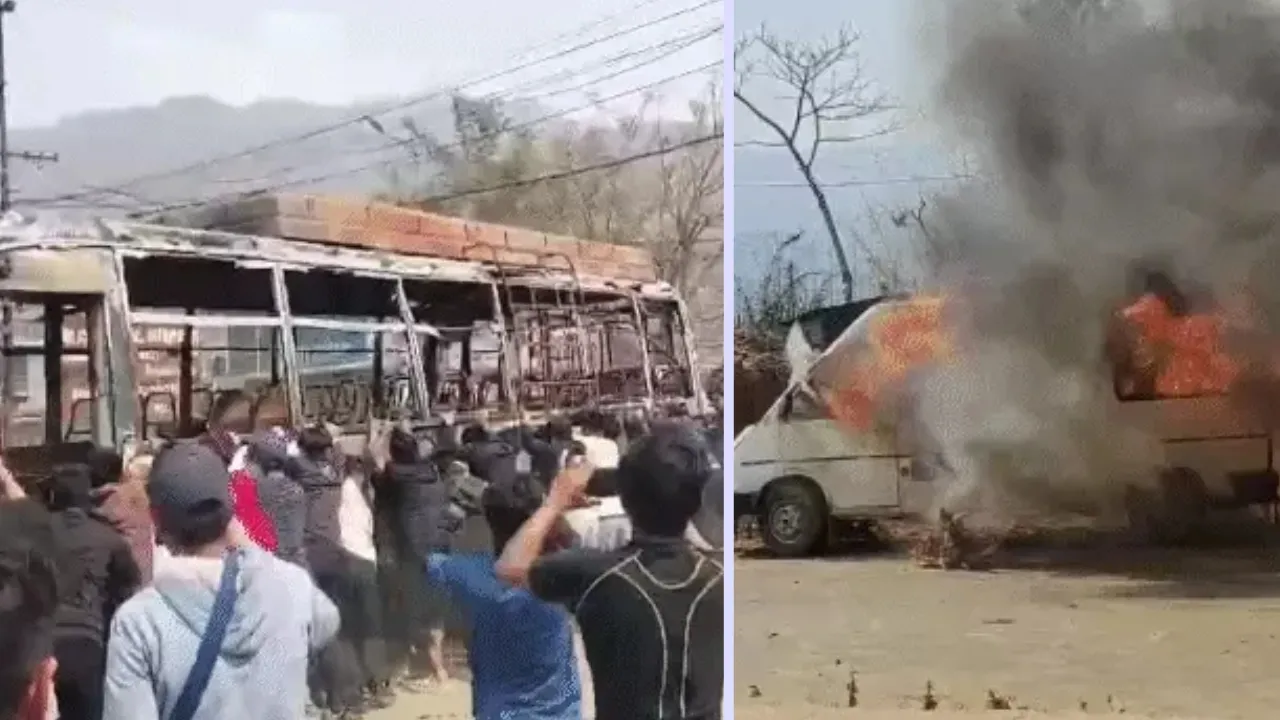 Manipur Free Traffic movement first day Violence News in hindi