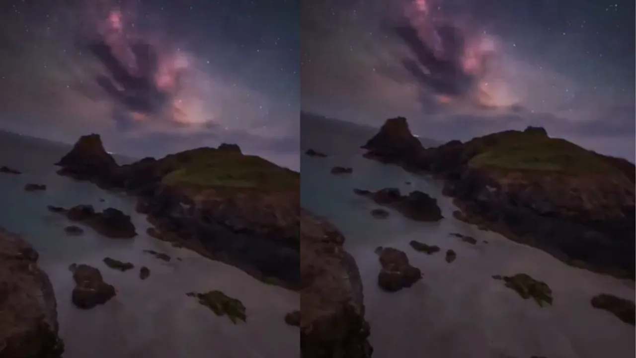 unique picture of Earth's rotation
