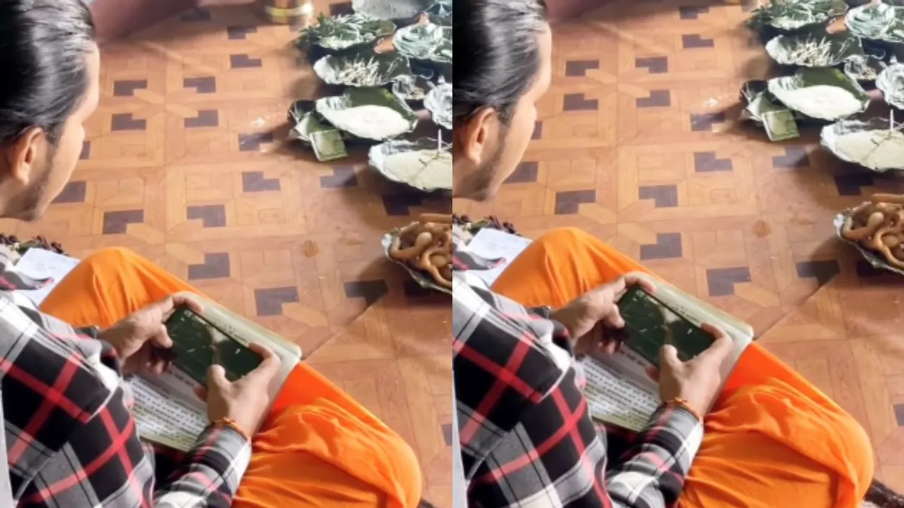 viral video pandit jee game