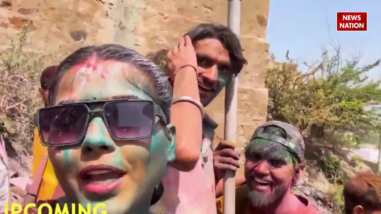 viral video brij holi