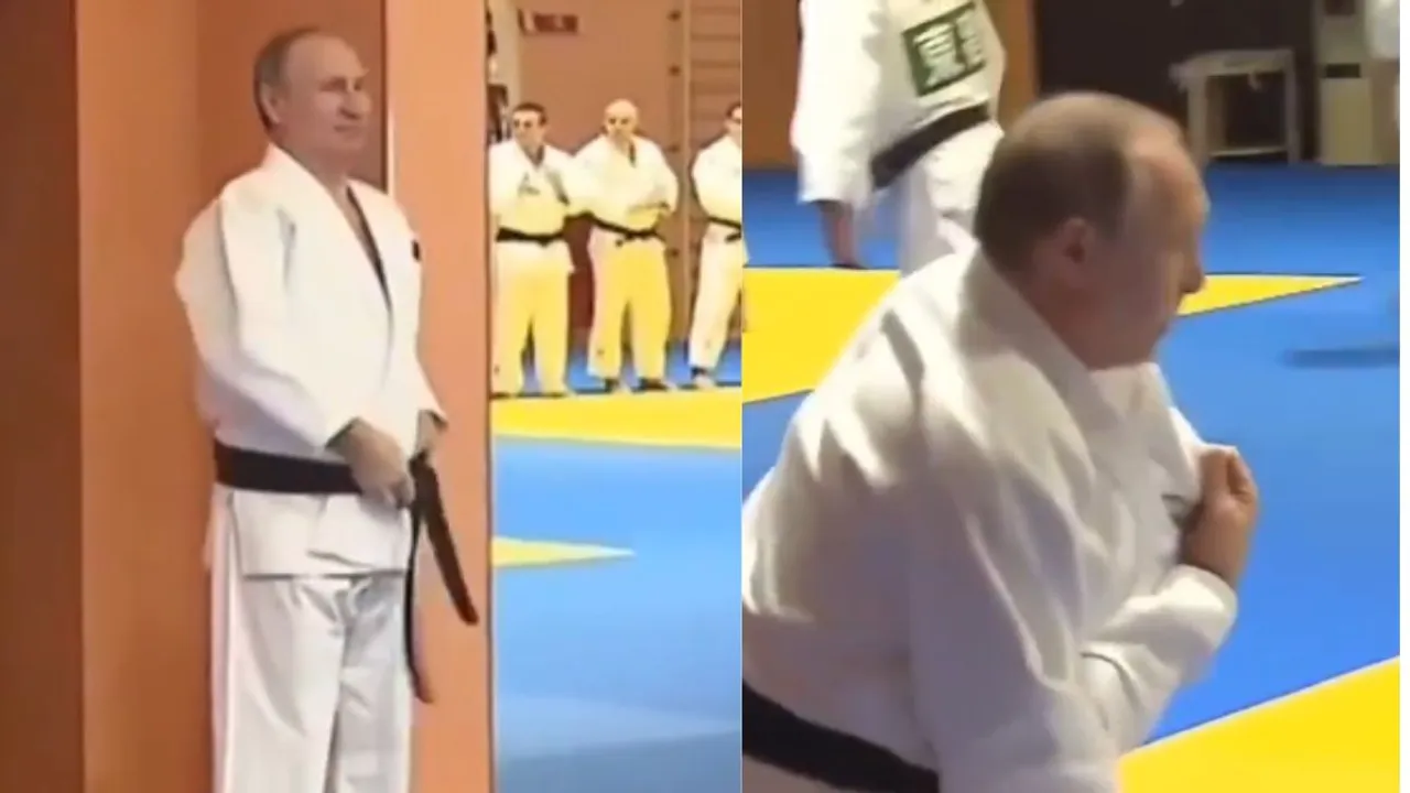 vladimir putin black belt viral video