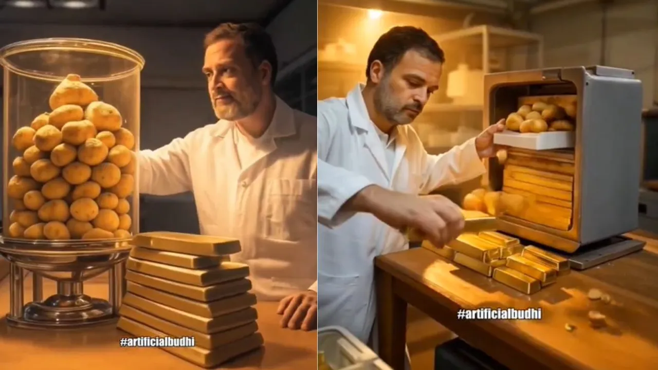 Viral Ai Rahul gandhi video