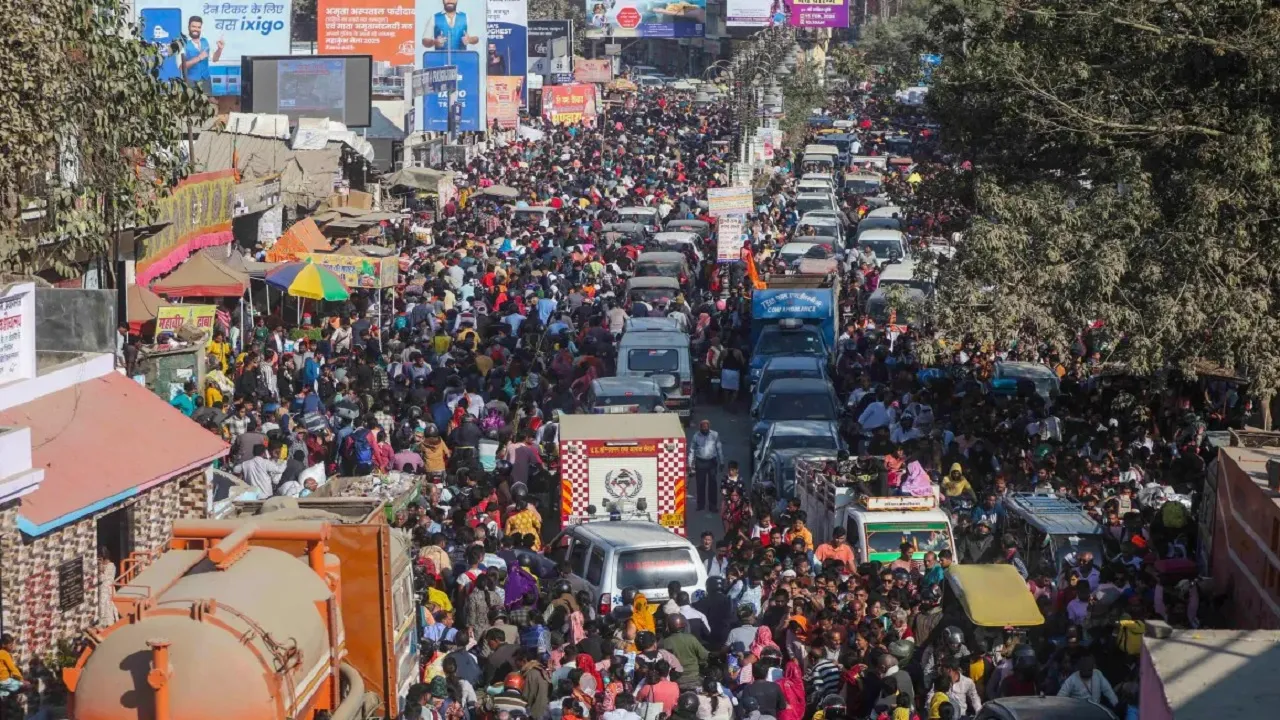 Varanasi Traffic Jam
