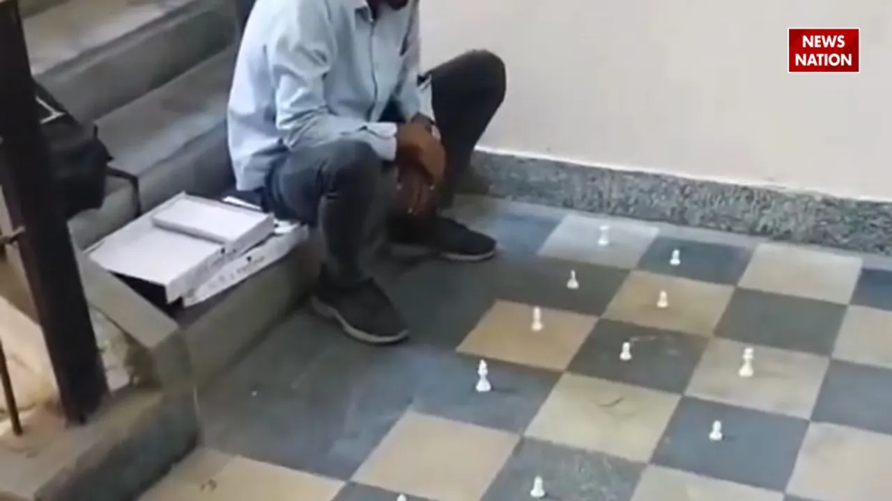chess floor viral video