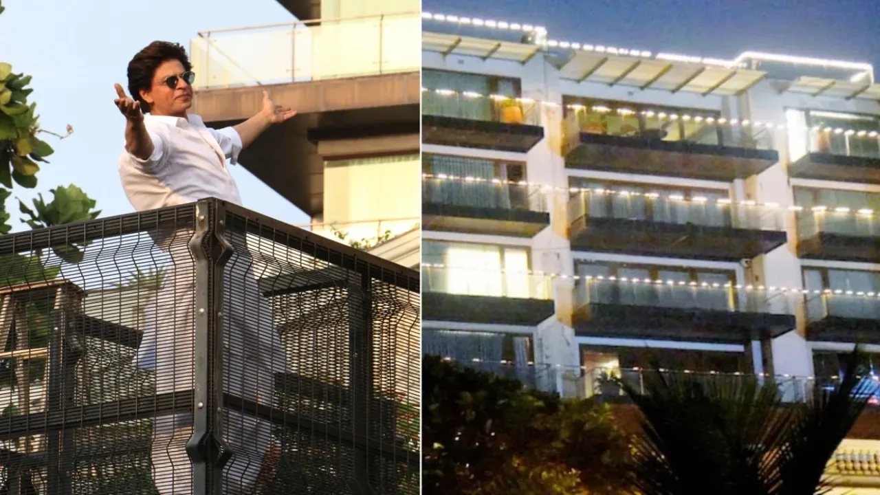 shahrukh khan house mannat...
