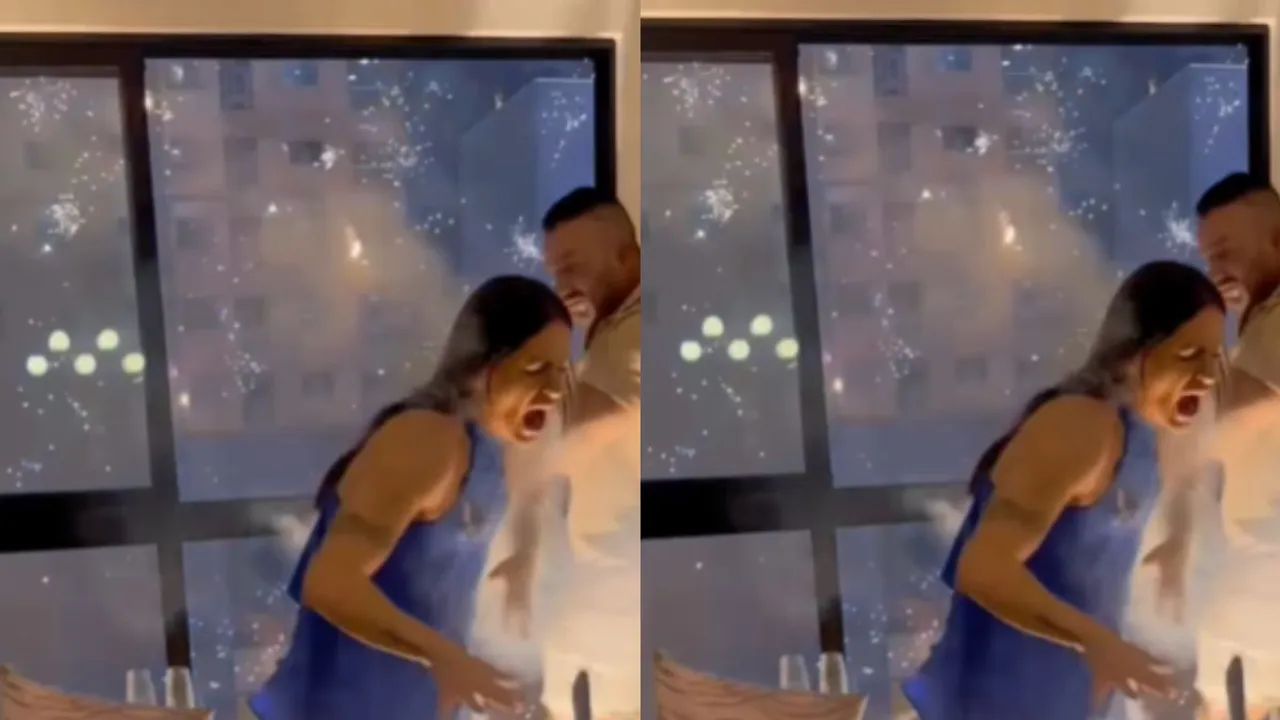 Viral girl attack video on social media