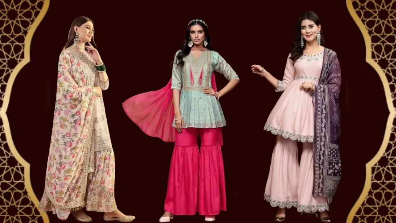 Eid Fashion 2025 Sharara Suit