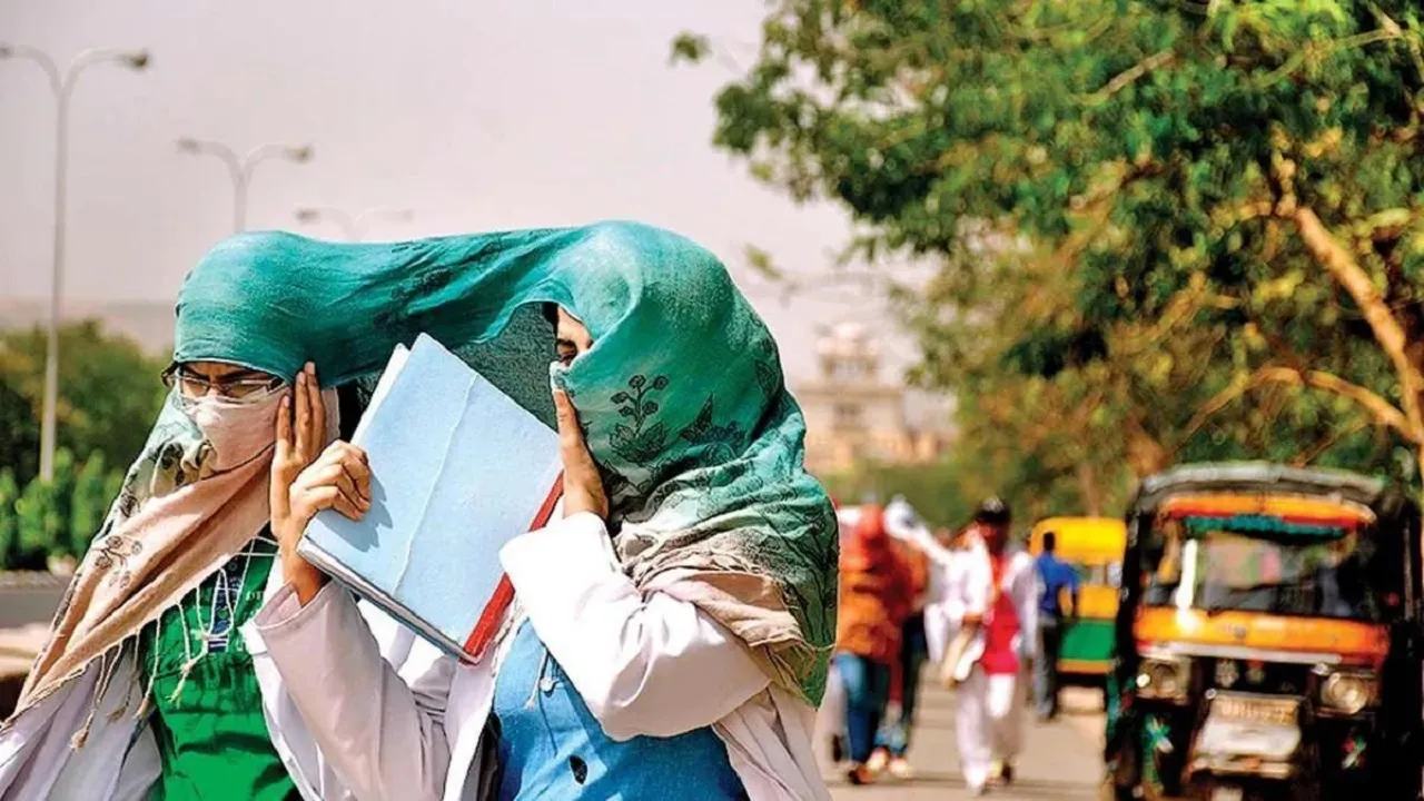 दिल्ली में भीषण गर्मी