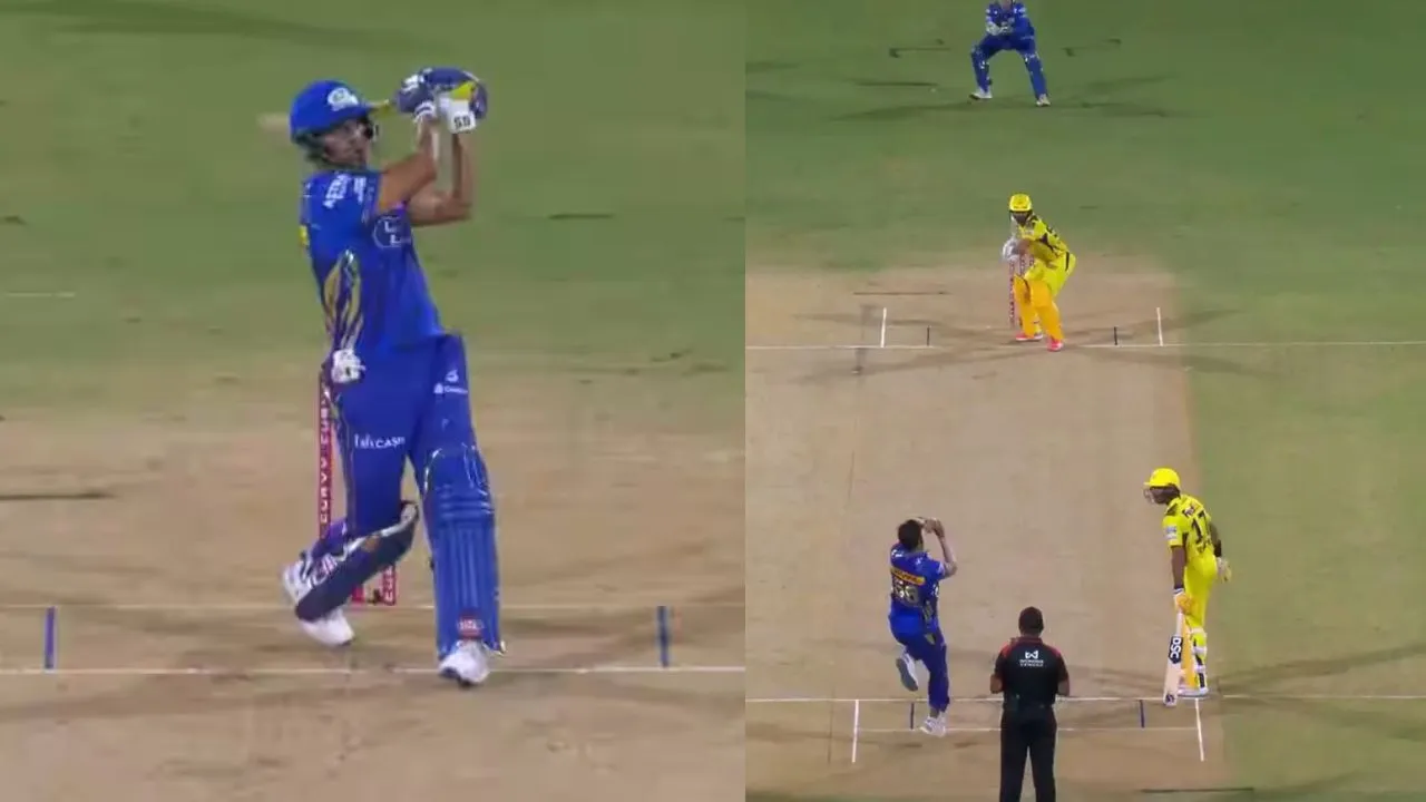 Deepak Chahar impressed with his batting and bowling in CSK vs MI IPL 2025