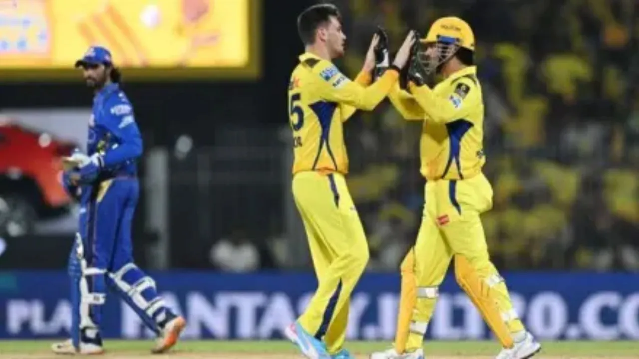 Noor Ahmad destroys Mumbai Indians batting takes 4 wickets in CSK vs MI IPL 2025  