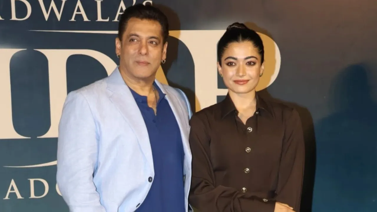 Salman Khan broke his silence on age gap with Rashmika Mandanna in Sikandar trailer launch..