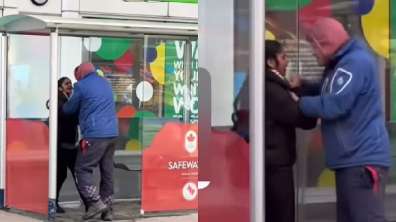 Indian woman attacked on Canadian viral video