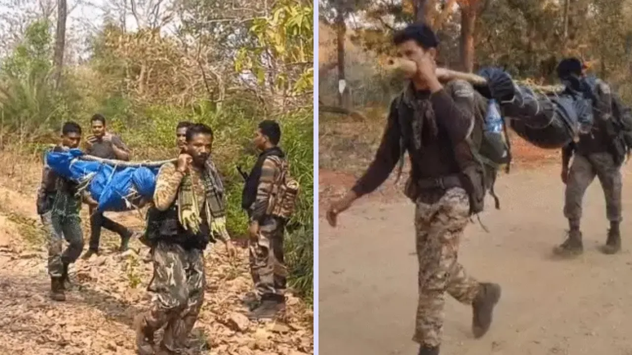 Chhattisgarh Security Forces killed 17 Naxalites today 