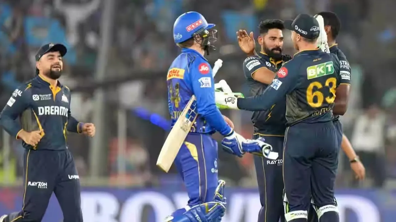 GT vs MI result