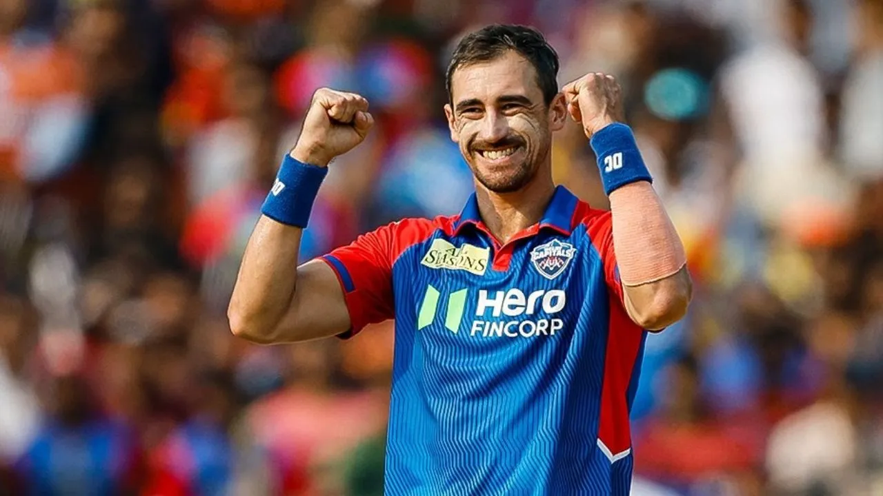 IPL 2025 Mitchell Starc becomes second australian bowler to take 5 wicket haul in IPL history James Faulkner was first one 