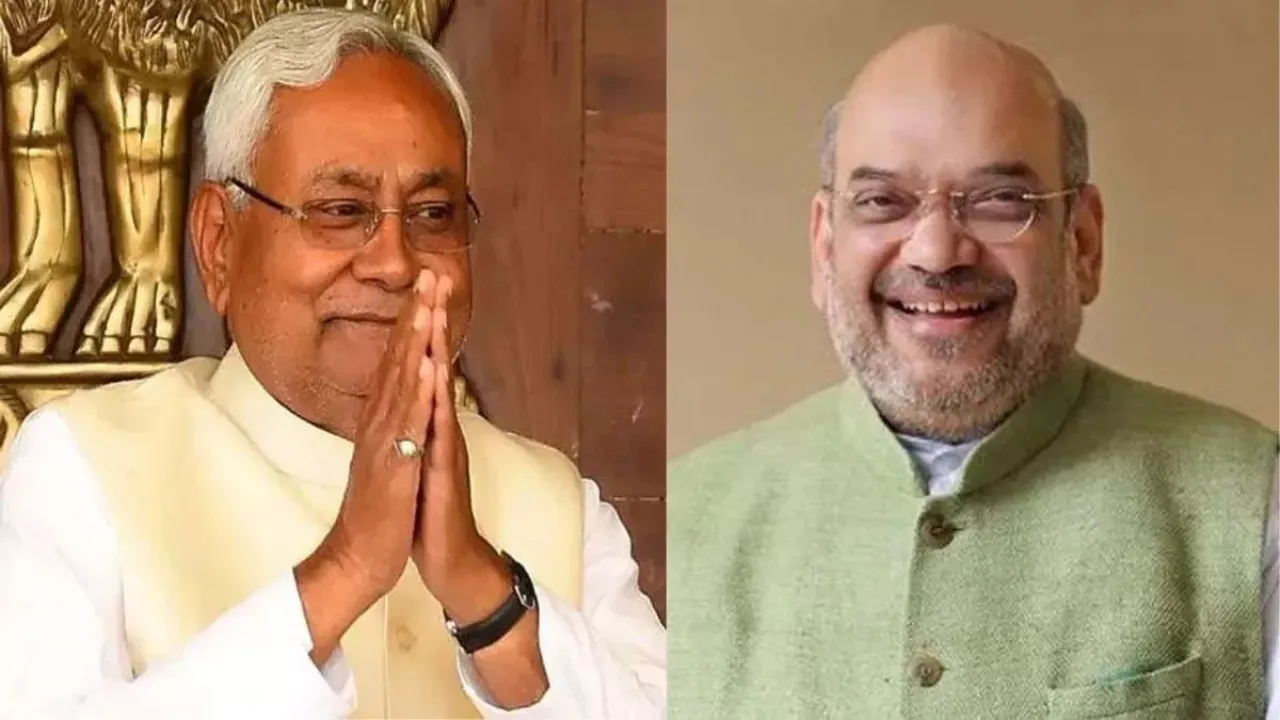 CM Nitish And Amit Shah